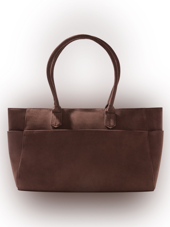 Mali + Lili Handbags - Mali + Lili Faux Suede Tote Bag
